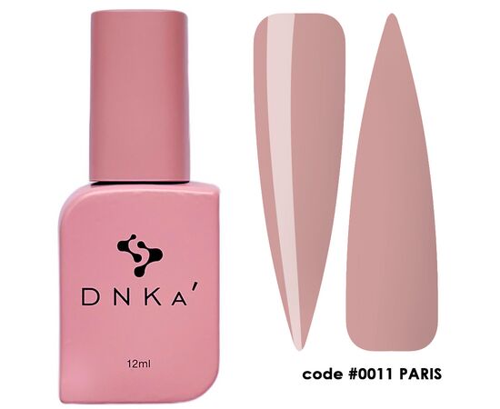 DNKa’ Cover Top, #0011 Paris, 12 ml, кольоровий топ без липкого шару #1