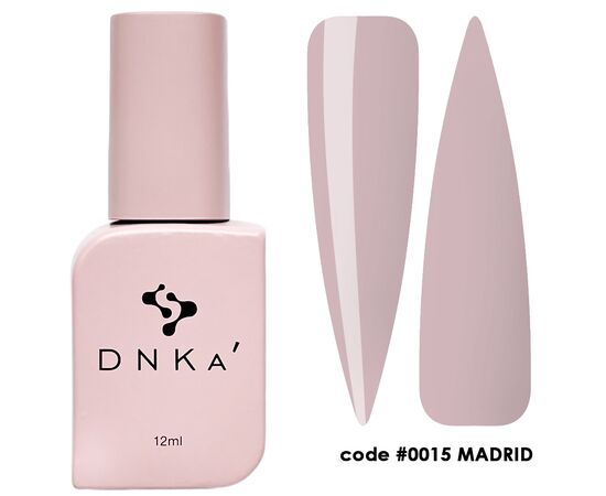 DNKa’ Cover Top, #0015 Madrid, 12 ml, кольоровий топ без липкого шару #1