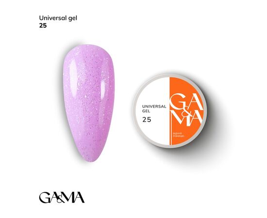 GaMa Universal gel 25, гель без опилу, рідкий, 15 ml #1