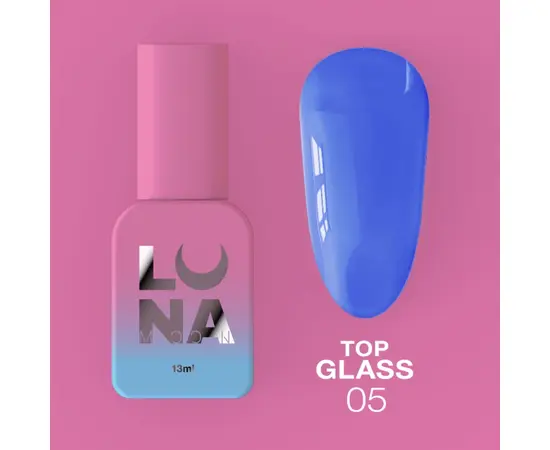 LUNA Glass Top #5, Топ кольоровий глянцевий, 13 ml #1