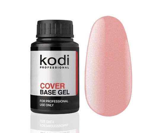 KODI Cover base #3, COLD PINK with shimmer, 30 ml, Холодний рожевий з шимером #1