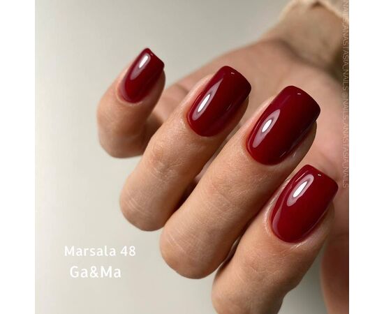 УЦІНКА / GaMa Gel polish #48 MARSALA, гель-лак, 10 ml #4