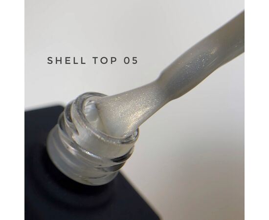 NOTN. Shell Top #05, 10 ml, перлинний топ з золотою втиркою #2