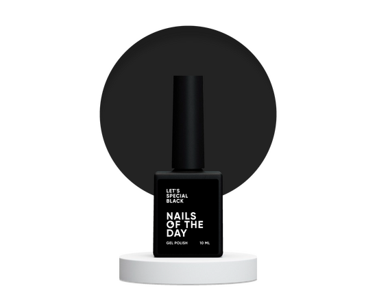 NOTD. Let's Special Gel Polish, Black, 10 ml (чорний) #1