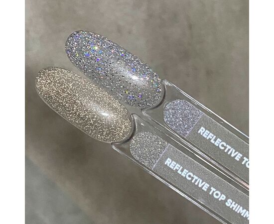 NOTN. Reflective Holographic Top, 10 ml, світловідбиваючий голографічний топ, 10 ml #5