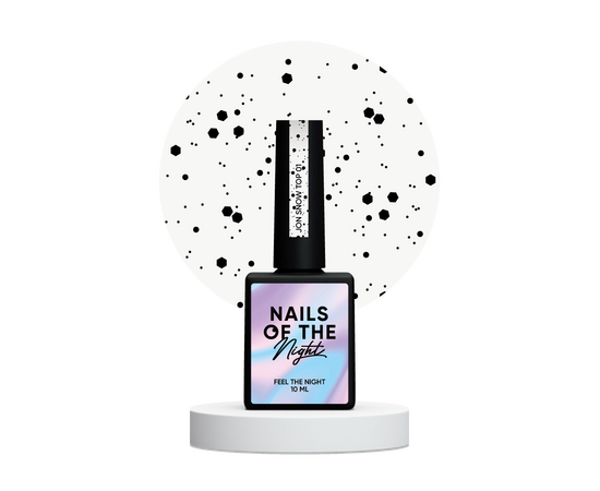 NOTN Top SNOW Jon №01, топ з чорними шестигранниками, 10 ml #1