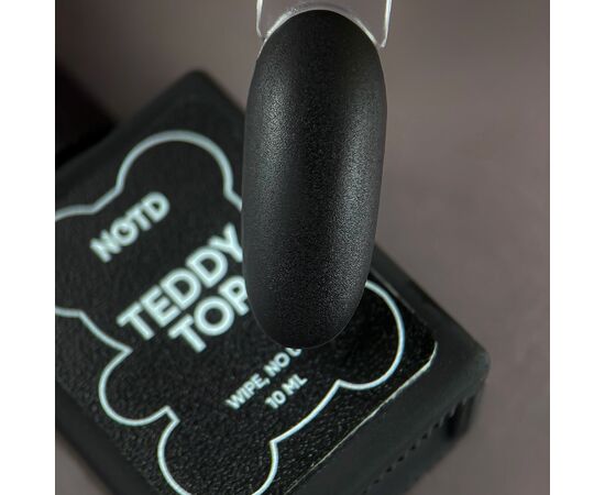 NOTD. Matte Top "TEDDY", 10 ml, матовий плюшевий топ #2