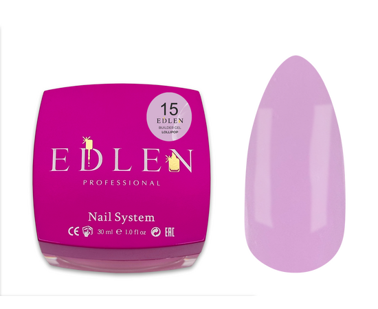 EDLEN Builder gel Lollipop №15, 30 ml #1