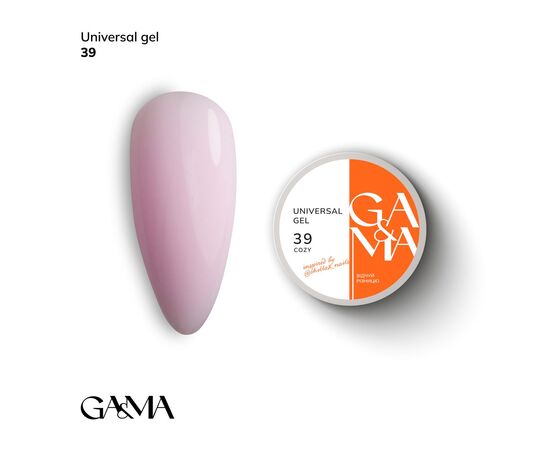 GaMa, Universal gel #39 "Cozy", 15 ml, гель без опилу #1