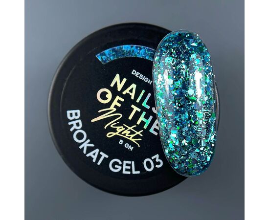 NOTN Gel design Brokat №03, 5 ml, гель для дизайну #2