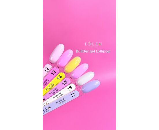 EDLEN Builder gel Lollipop №13, 30 ml #3