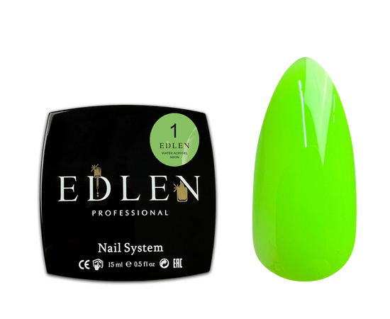 EDLEN Water Acrygel Neon №01, 15 ml #1