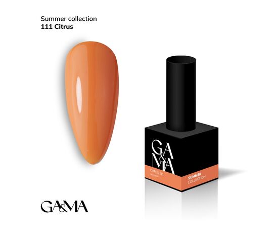 GA&MA. Gel polish #111 Citrus, 10 ml, гель-лак, Цитрус #1