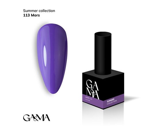 GA&MA. Gel polish #113 FRUIT DRINK,10 ml, гель-лак, Морс #1