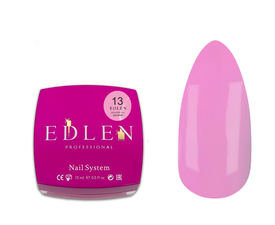 EDLEN Builder gel Lollipop №13, 15 ml #1