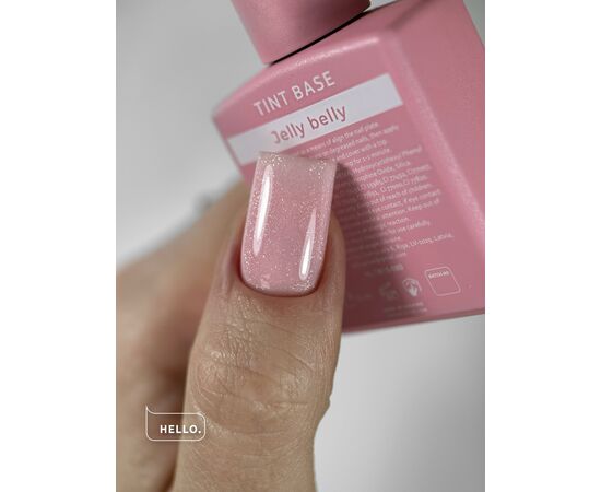 HELLO. Tint base, JELLY BELLY, 15 ml, відтіночна база з шимером #2