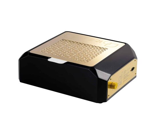 TERI, Desktop portable Nail dust Collector "Teri Diamond", Витяжка настільна, чорна зі сталевою решіткою "gold" #1