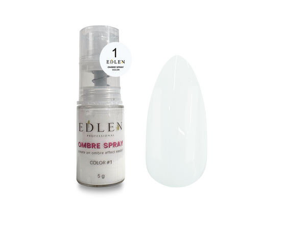 EDLEN Ombre Spray Edlen Color №1, 5g, пудра для дизайну #1