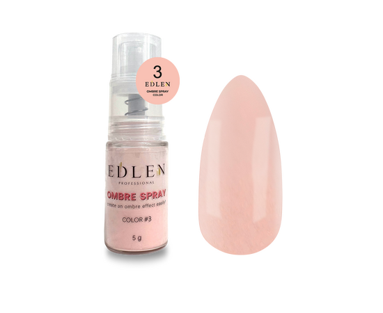 EDLEN Ombre Spray Edlen Color №3, 5g, пудра для дизайну #1