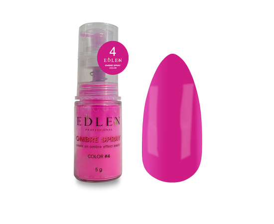 EDLEN Ombre Spray Edlen Color №4, 5g, пудра для дизайну #1