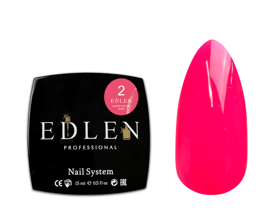 EDLEN Water Acrygel Neon №02, 15 ml #1