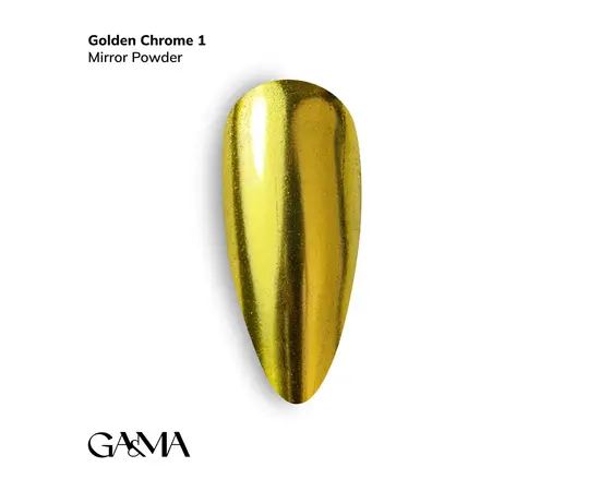 GA&MA. Втирка 001 Golden chrome, 0.3 g #1