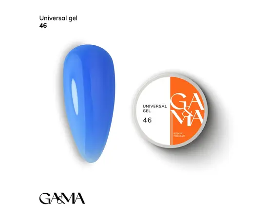 GaMa. Universal builder gel #46, 15 ml, гель без опилу #1