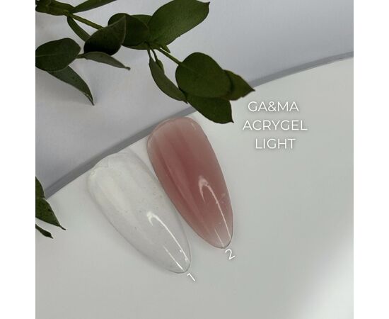 GA&MA. Acrygel LIGHT #001 Clear, прозорий, 30 ml #2