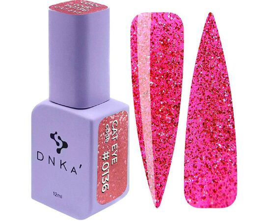 DNKa’. Gel Polish, Cat Eye #0136, 12 ml #1