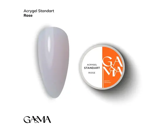 GA&MA. Acrygel STANDART, Rose, 30 ml #1