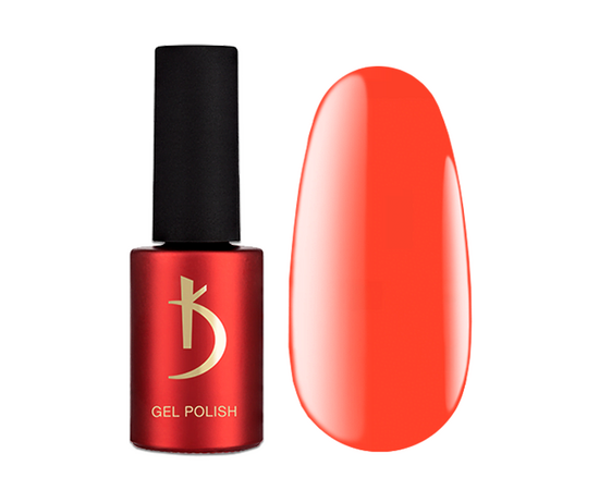 KODI Gel Polish #01R Orange Red, помаранчево-червоний, 7 ml, гель-лак #1