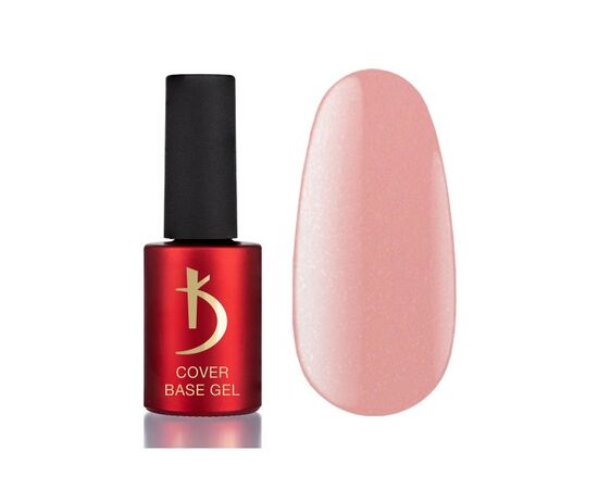 KODI Cover base #3, COLD PINK with shimmer, 7 ml, Холодний рожевий з шимером #1