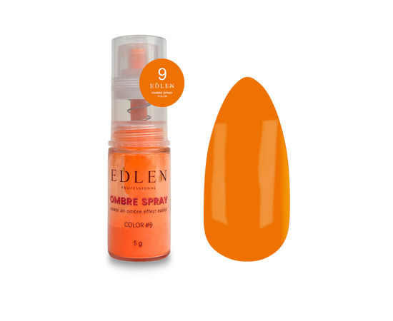 EDLEN Ombre Spray Neon №9, 5g, пудра для дизайну #1