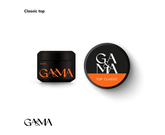 GA&MA. Classic No Sticky Top, 30 ml, Топ без липкого шару, класичний #2