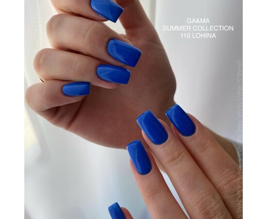 GA&MA. Gel polish #110 BLUEBERRY, 10 ml, гель-лак, Лохина #6