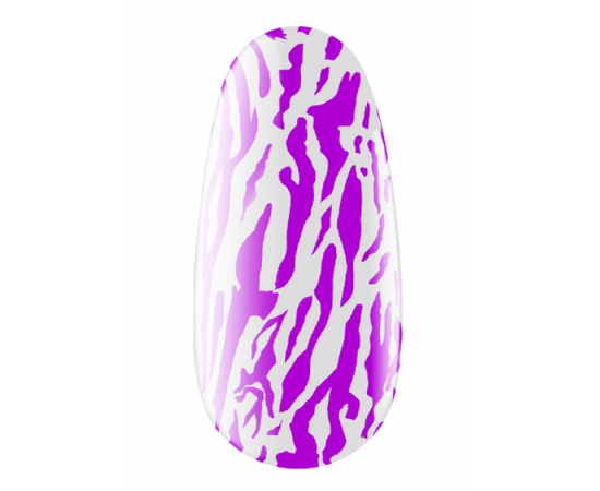 KODI Stamping Gel Neon Violet, неоновий фіолетовий, 4 ml, гель для стемпінгу #2