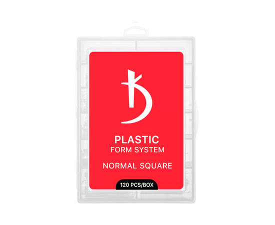 KODI Plastic forms, Normal Square, 120 шт, верхні форми для моделювання нігтів #1