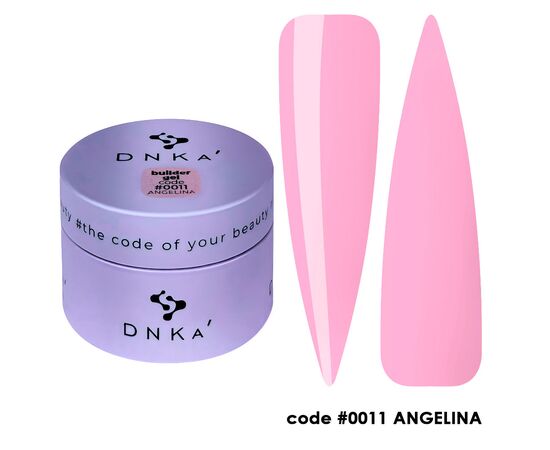 DNKa’. Builder Gel #0011 Angelina, 30 ml, гель для моделювання #1