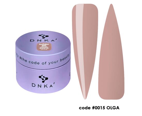 DNKa’. Builder Gel #0015 Olga, 30 ml, гель для моделювання #1