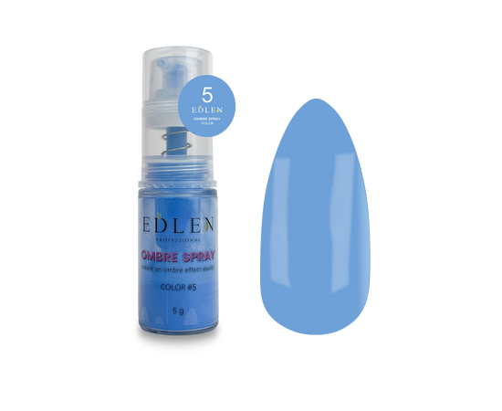 EDLEN Ombre Spray Neon №5, 5g, пудра для дизайну #1