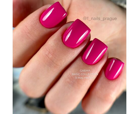 GA&MA. Gel polish #11 RASPBERRY, 10 ml, гель-лак, малиновий #2