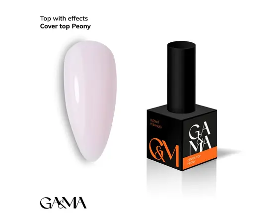 GA&MA. Cover Top Peony, 10 ml, Камуфлюючий топ, Півонія #1