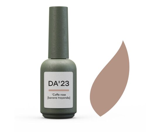 DA'23. Gel Light, Coffe Rose, 14 ml, гель середньо-рідкої консистенції #1