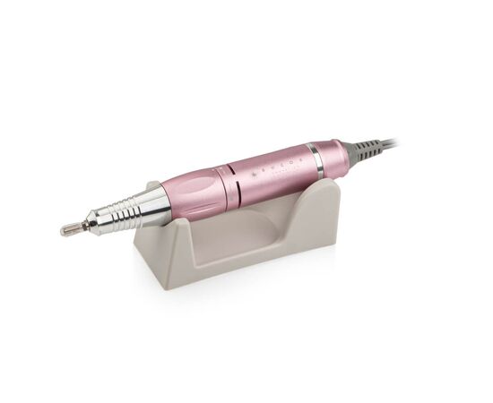 BUCOS. Nail drill "BUCOS X4 PRO", smooth pink, 65W. Фрезер + 6 покращених фрез, 35 тісяч оборотів, реверс #5