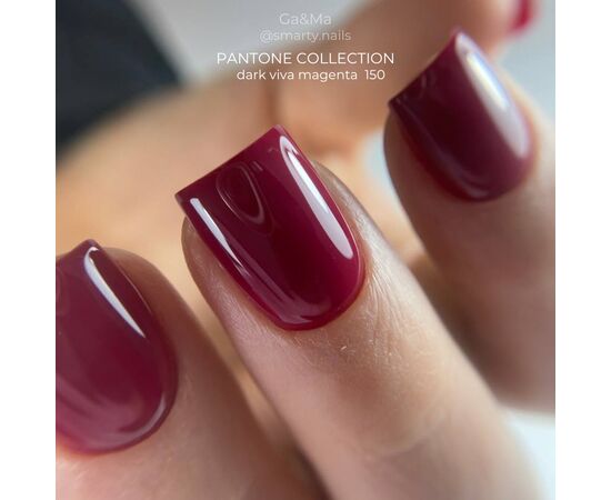 GA&MA. Gel polish #150 Dark Viva Magenta, 10 ml, гель-лак #4