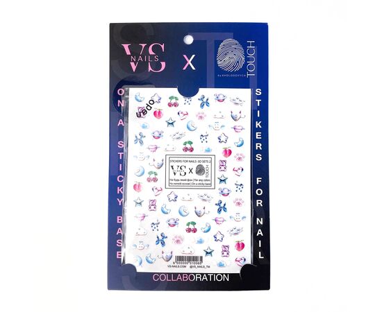 TOUCH. Touch & VS Nails Stickers, 3D SETS 2, стікери для нігтів на липкій основі #1