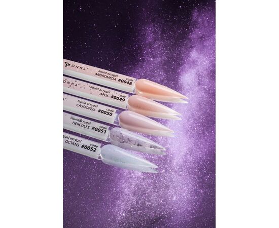 DNKa'. Liquid Acrygel #0048 Andromeda, 15 ml, рідкий гель #3