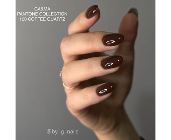 GA&MA. Gel polish #100 COFEE QUARTZ, 10 ml, гель-лак #2