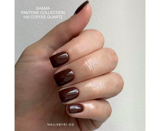 GA&MA. Gel polish #100 COFEE QUARTZ, 10 ml, гель-лак #5