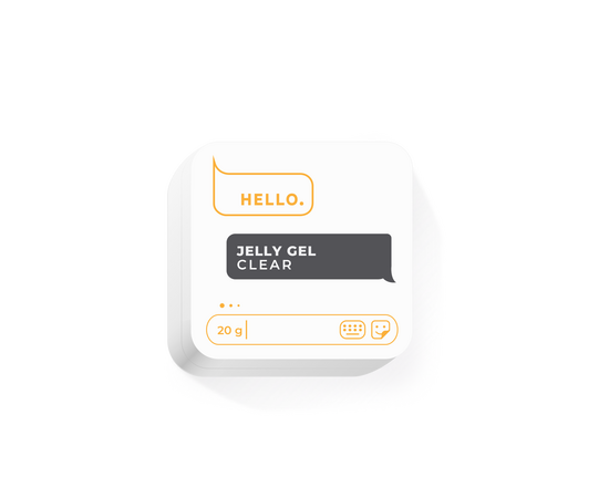 HELLO. Jelly Gel, CLEAR, 20 g, прозорий гель-желе #1